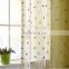 fantasy leaf pattern elegant plain embroidered texture linen curtain for decor