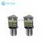 Сверхяркий автомобильный светодиодный светильник Super Bright P21W S25 BA15S BAU15S 4014 87SMD 370lm для тормозного фонаря 1156, поворотников и задних фонарей