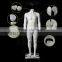 GH25 Fat Man Ghost Mannequin Removable Fiberglass Plus Size Invisible Dummy men Model