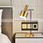Ins Style Simple Modern Nordic Luxury Study Reading Decorative Metal LED Table Lamp