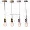 Vintage lamp kit cable cord set E27 decorative pendant lamp bulb holder