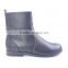 Factory promotion wholesale patchwork women flat ankle boots with side zipper