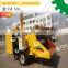 Tree cutting machine for waste wood