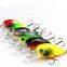 4.4cm 3.8g 6colorsPlastic Mini bionic bait with Treble Hooks Tackle Sea Bass Crank Bait