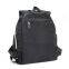 Black Leisure Business Travel Backpack Multi Functional Comfort Polyester Woman Backpack Factory custom Logo Bag CLG18-102