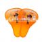 Customized Collapsible T Shape Polyester Fabric Hand Fan with Pouch