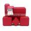 New Arrival Luxury  Octagonal Shape Light Gray Pu Leather Ring Box