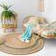 Hand Made Jute Carpet Braided Round Rug With High Quality