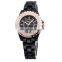 SKONE 7242 Luxury Elegant White Black Ceramic Lady Watches Fashion Women Rhinestone Quartz Wristwatch