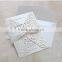 2016 Newest Unique Luxury Elegant Laser Cut Fold Wedding Invitation Card
