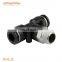 PB pneumatic g-thread one-touch air tube fitting plastic t connector 4 mm 6 mm