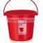 Round Plastic Large Bucket with Lid and Handle