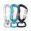 JRSGS Self Swivel Rock Climbing Carabiner Aviation Aluminum Dog Hook Leash Carabiners Auto Locking Swivel Snap Hook