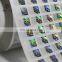 Stock Design 3D Laser Security Hologram Anti-fake Label with QR/ Brand logo/ Scratch Code Printing