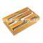 Home Kitchen & Tabletop Storage Organizer 3 In 1 Aluminum Foil And Plastic Bamboo Wrap Dispenser 3 Cling Film With Cutter