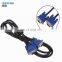 Guangzhou supplier custom vga cable 3+4 blue 15 20 50 meters male to male vga cable for PC Laptop TV projector