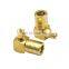 SMB female right angle connector,straight for B2/RG402/RG40 cable connector gold plated