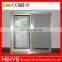 golden color aluminum sliding window with fly screen with touch lock