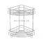Shower Caddy 2 Tier Shower Shelf Kitchen Storage Basket Corner Shelf Stainless Steel No Drilling Self Adhesive Bathroom Caddy No