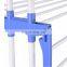 Three-layer drying rack  floor-to-ceiling mobile plastic folding towel rack indoor wing-shaped towel rack