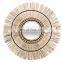 Straw Natural Seagrass Round Mirror High Quality Durable Bohemian Art Decor Manufacturer Vietnam Cheap Wholesale