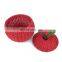 Hot Sale Apple Rattan Storage Basket with Lid Decorative Bin Decor Hand Woven Shelf Organizer Ki'd's Room Decor