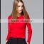 Fashion design 100% wool sweaters big collar sweater for girls