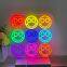 Smiley Face Led Neon Sign Happy Vintage Neon Sign Colorful Wall Art Smile Face Wall Light Decor Handmade Neon Sign