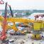 100ton Heavy Duty Offshore Crane Telescopic Knuckle Boom Crane with Lifting Capacity for Heavy Loads