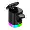 Foldable 3-In 1 Magnetic Wireless Charger Wireless Magnetic Travel Charger 3 In 1 For Iphone And Watch Earphone