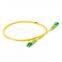 Fiber Optic Patch Cable LC APC to LC APC OS2 Duplex Single Mode PVC 2.0mm