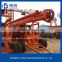 Powerful!Most popular in the market!!!HF-6A trailer type easy operate cable percussion drilling rig