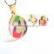 Jewellery Pendant Necklaces Drops Of Oil Colorful Fashion And Costume Jewelry Set