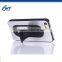 Cheap price free sample for iphone 5/5s case with kickstand ,hybird aluminum +pc+abs + spring leaf case