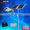 High Efficient CE&RoHS IP65 w Solar LED Street Light with pole controller battery