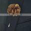 New Arrivals Handmade Fabric Lapel Flower Men Brooch Boutonniere