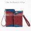 PU+Genuine Leather Cell Phone/Mobile Phone Case/Booklet for iPhone 6/6s for Lady/Female