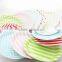 9 Inch Disposable Colorful Round Paper Plates