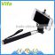 extendable selfie stick with wireless bluetooth remote shutter