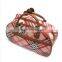 ladies leather hand carry travel bag