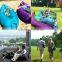 Creative portable lazy sofa inflatable beach sleeping bag