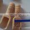 Cosmetic or Spice Mini Wooden Scoop printing or engraved with Custom Burnt Logo