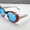 flag color shimmering powder christmas & party glasses for funny