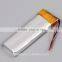 Rechargeable Li-polymer Battery 501646 360mAh 3.7V With Stable PCM for Wireless Bluetooth