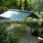 High tensile domestic garden sun shade