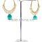 Indian Ethnic Fashion Pearl Beads Gold Plated Polki Earring