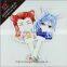 2016 factory hot sales promotion custom cartoon modelling plastic hand fan