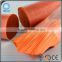 Triangular profile transparent orange shiny color PET broom fiber with good elastic