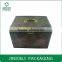 big luxury wooden leather cosmetic storage box