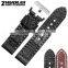 Luxury Genuine Leather Italian Calfskin Watch Bracelet 24mm 26mm Watch Strap Black Brown Wholesale 3PCS